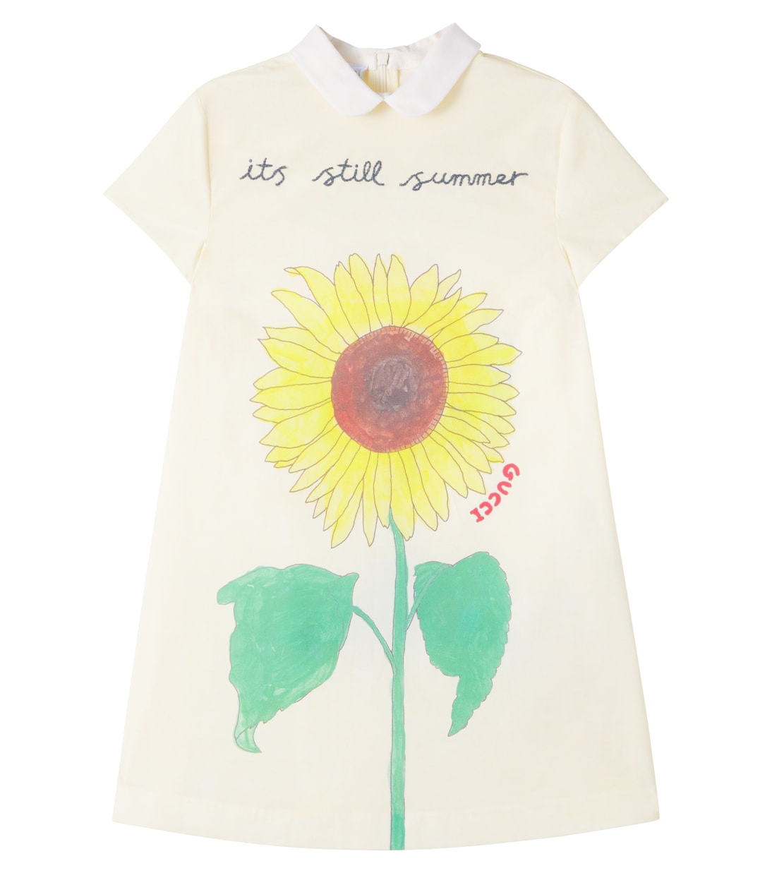 Abito in cotone con stampa | Gucci Kids
