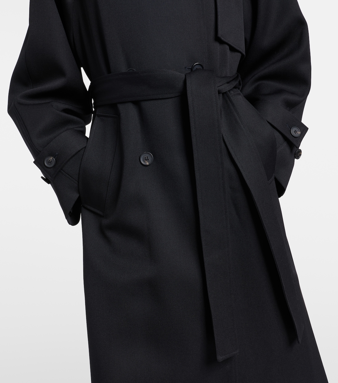Oversized virgin wool coat | Róhe