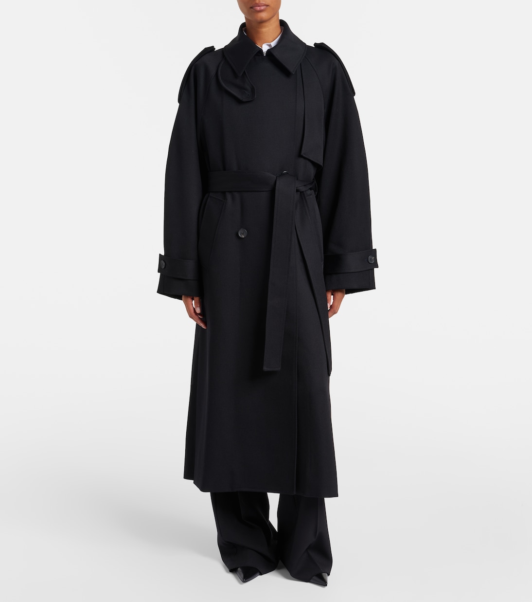 Oversized virgin wool coat | Róhe