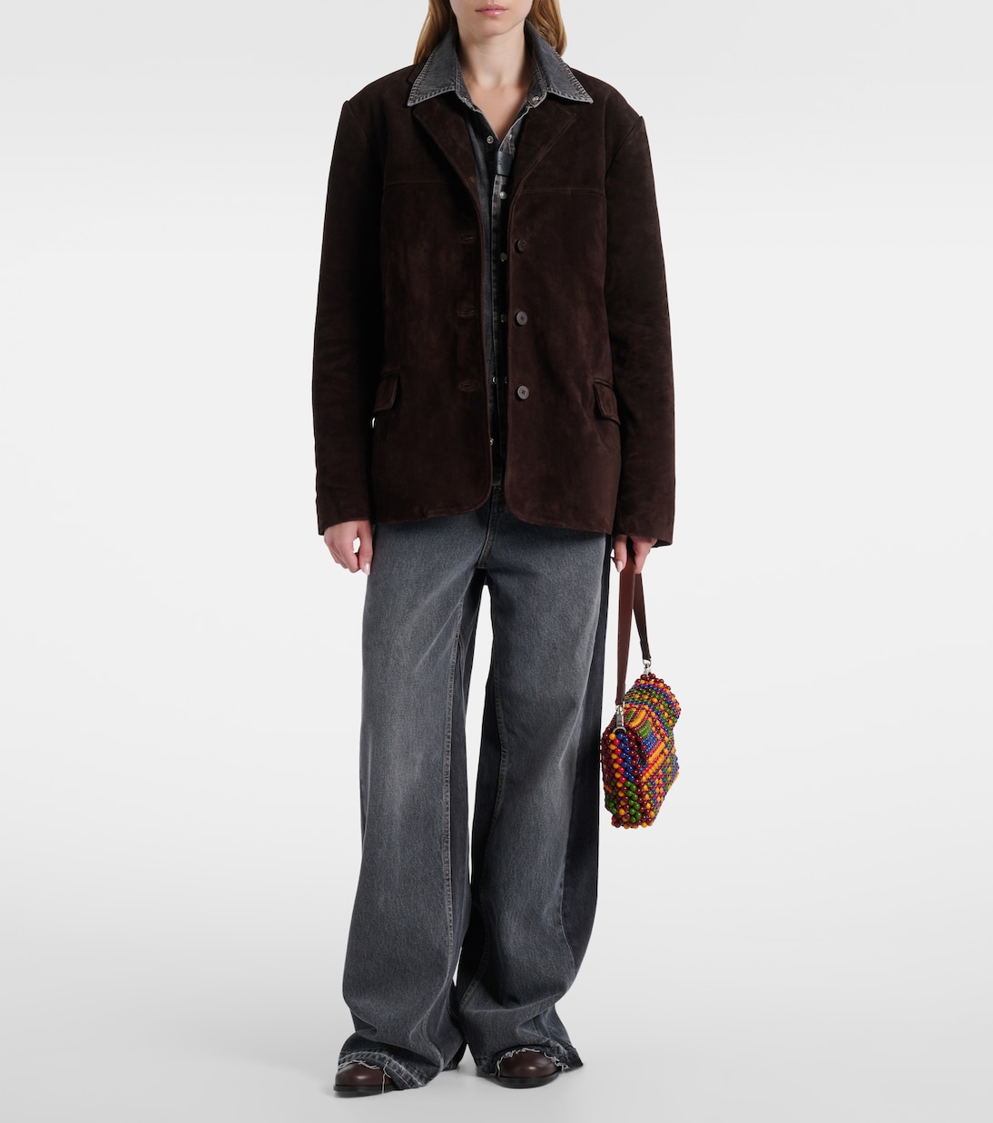 Jacke Corrine aus Veloursleder | Staud