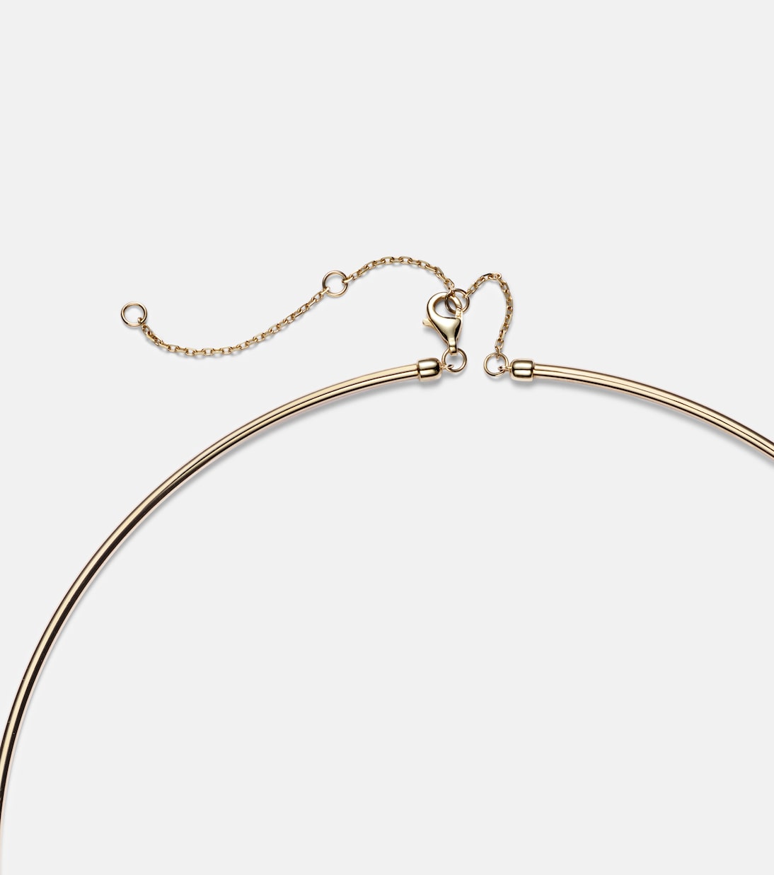 9kt gold choker with diamonds | Yvonne Léon