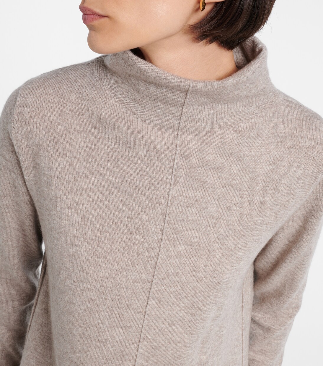 Knitted wool and cashmere midi dress | Jardin des Orangers
