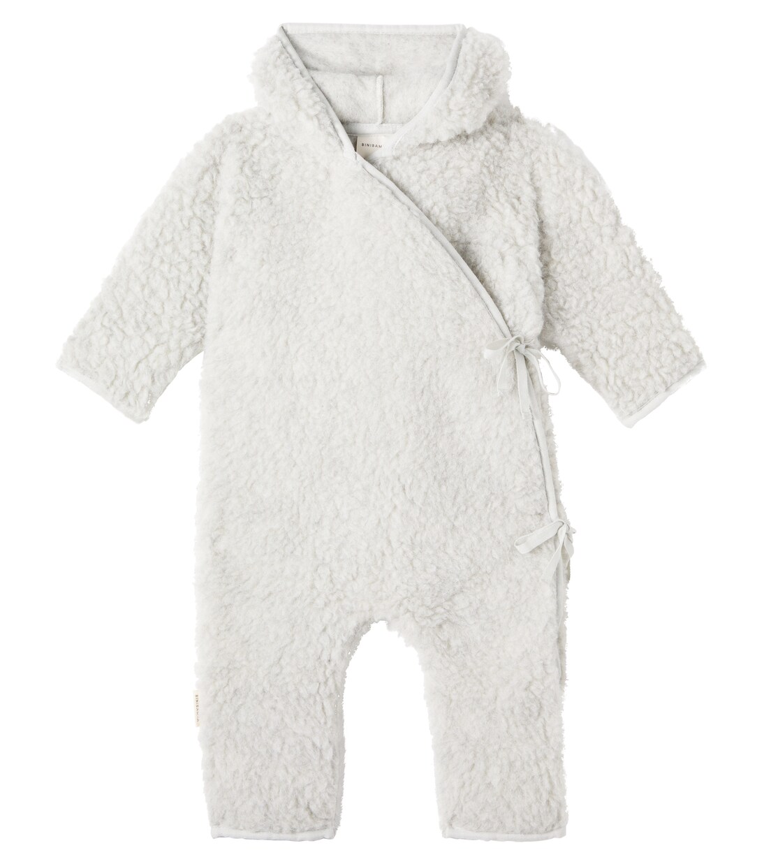 Bébé – Grenouillère en laine à capuche | Binibamba