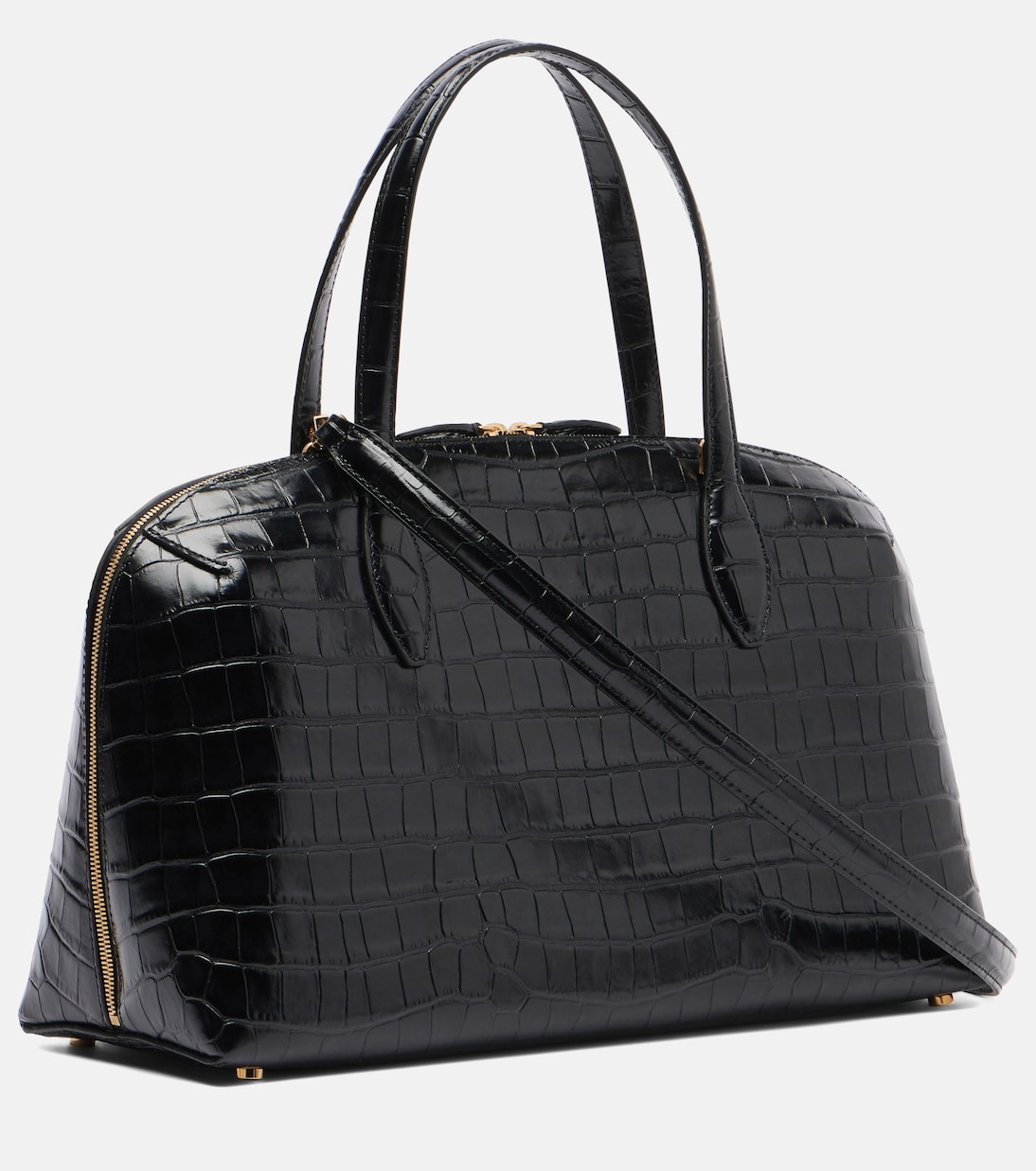 Lounge Medium croc-effect leather tote bag | Toteme