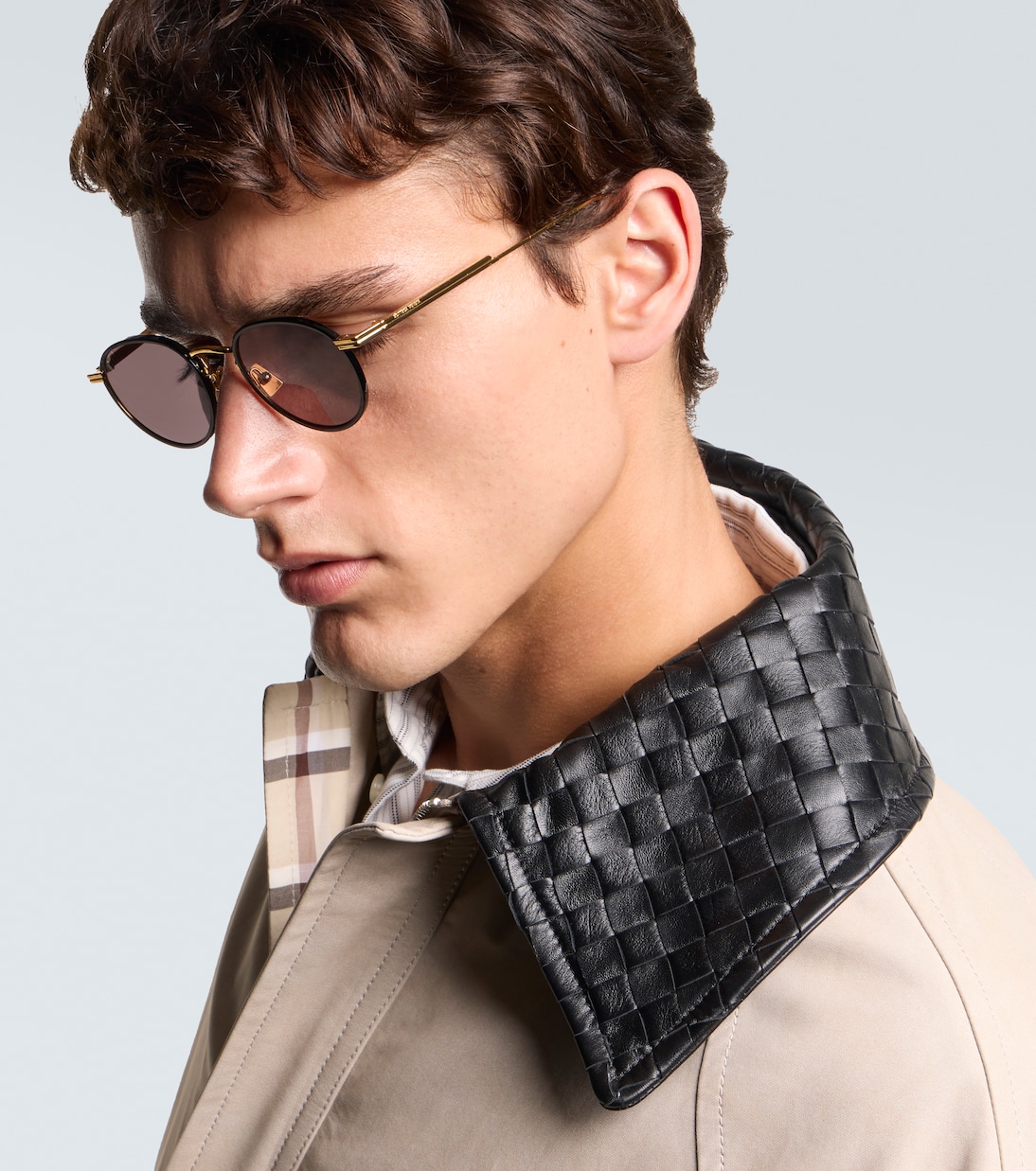 Light Ribbon round sunglasses | Bottega Veneta
