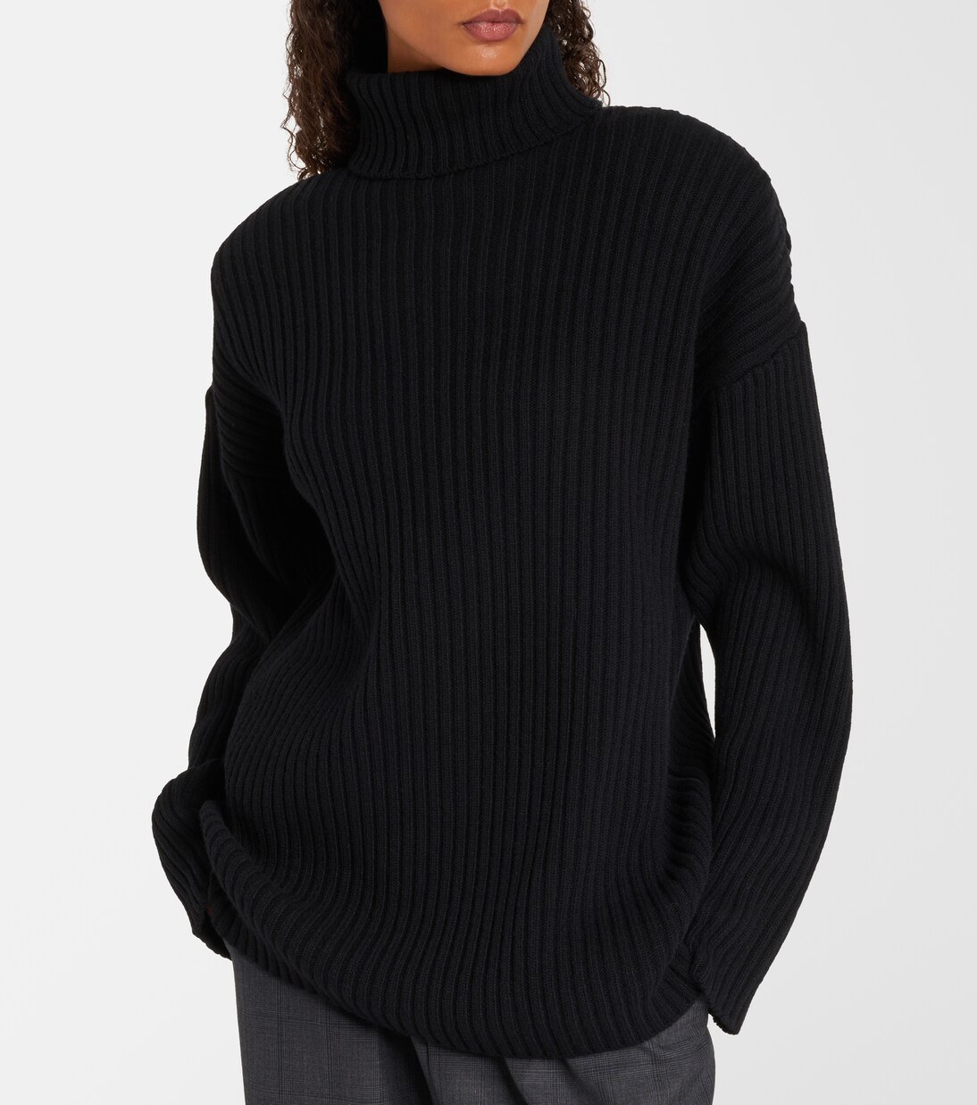 Lindall wool-blend turtleneck sweater | The Frankie Shop