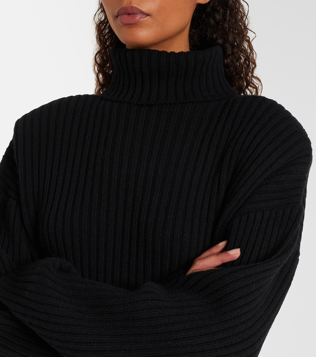 Lindall wool-blend turtleneck sweater | The Frankie Shop