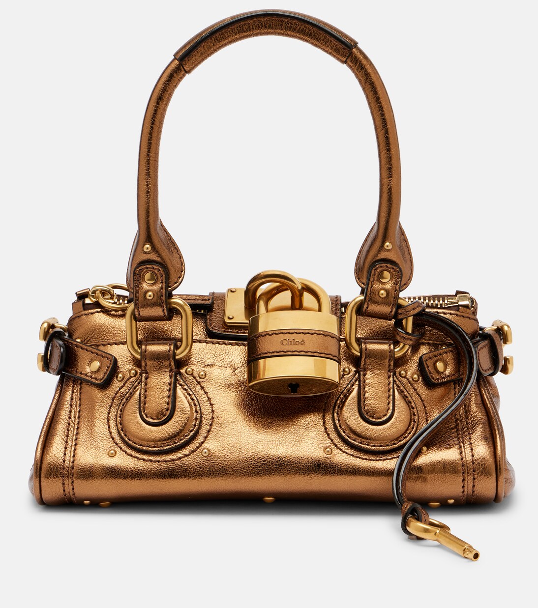 Paddington metallic leather shoulder bag | Chloé