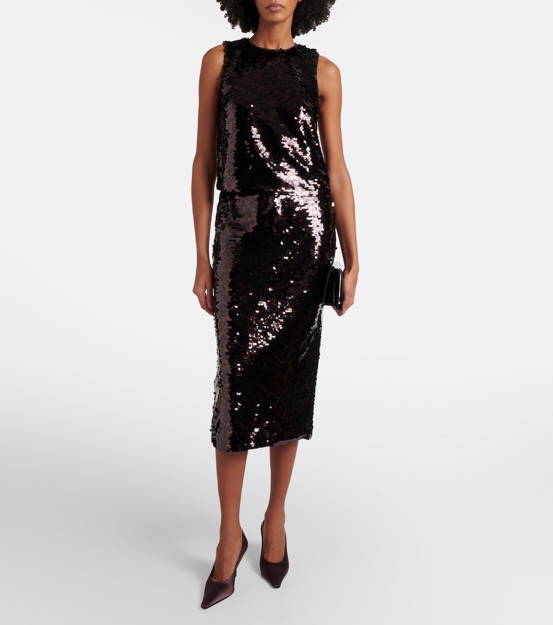Ciara sequined pencil skirt | Staud