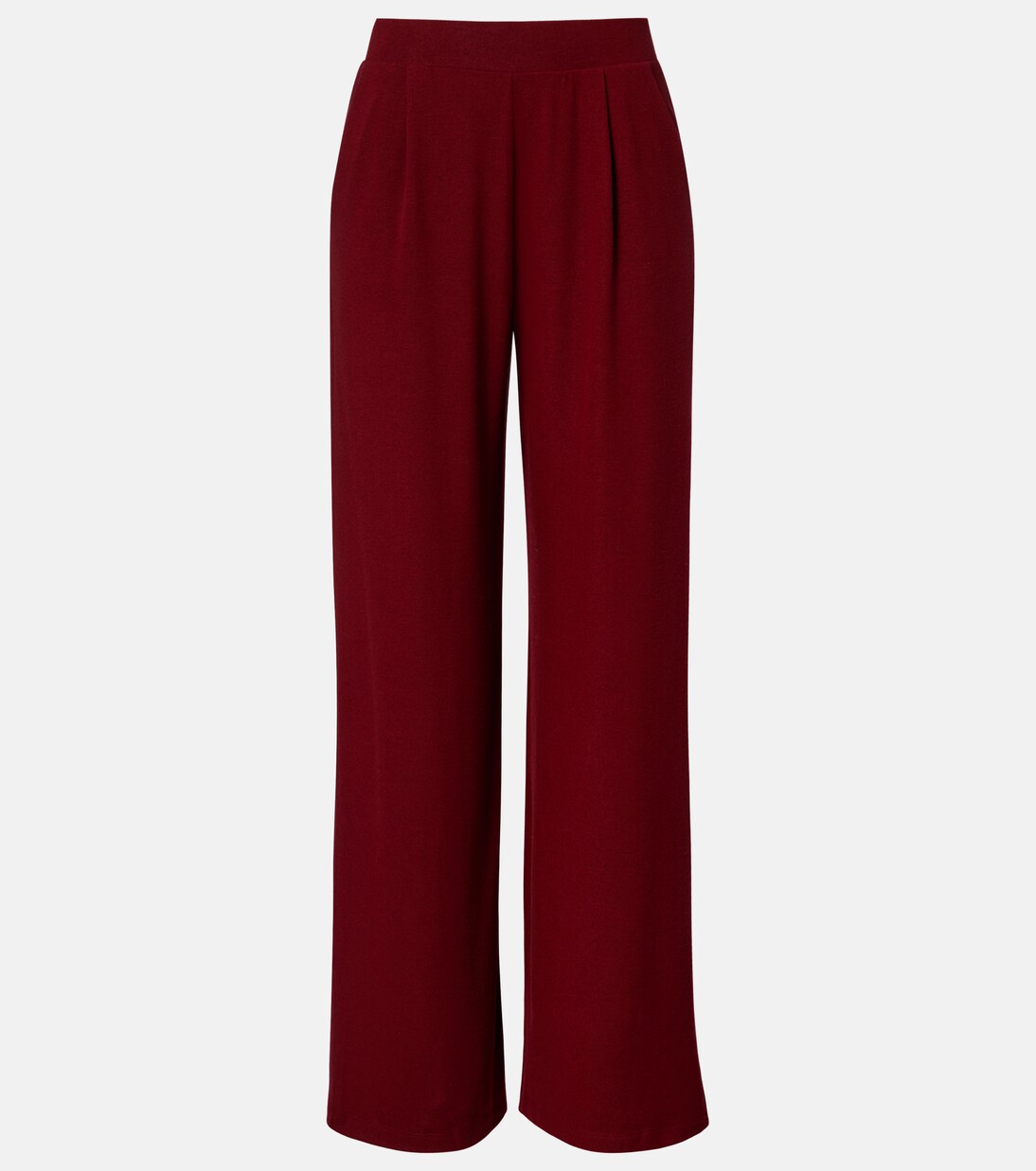 Lauren pleated jersey wide-leg pants | Leset