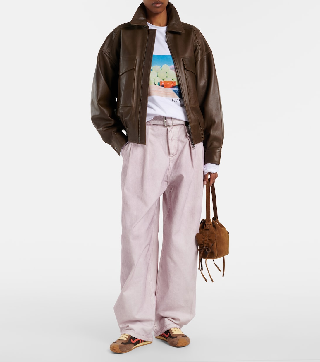 T-shirt in jersey di cotone con stampa | Plan C