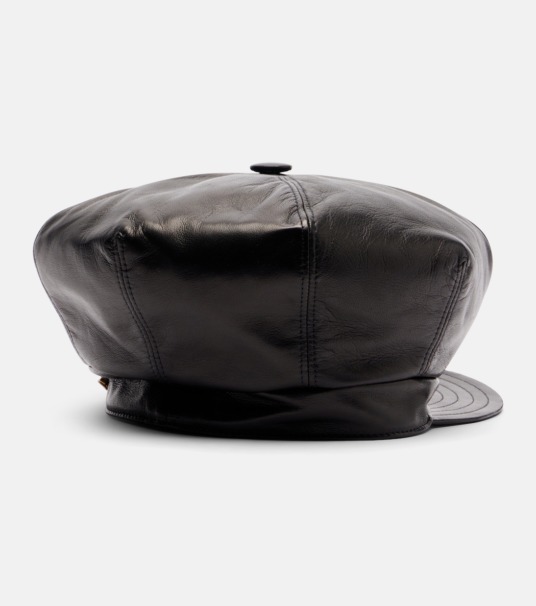 VLogo leather newsboy cap | Valentino