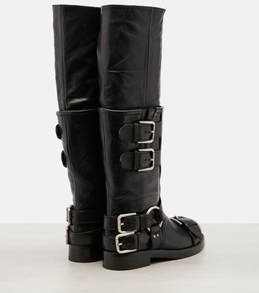 Leather knee-high boots | Dolce&Gabbana