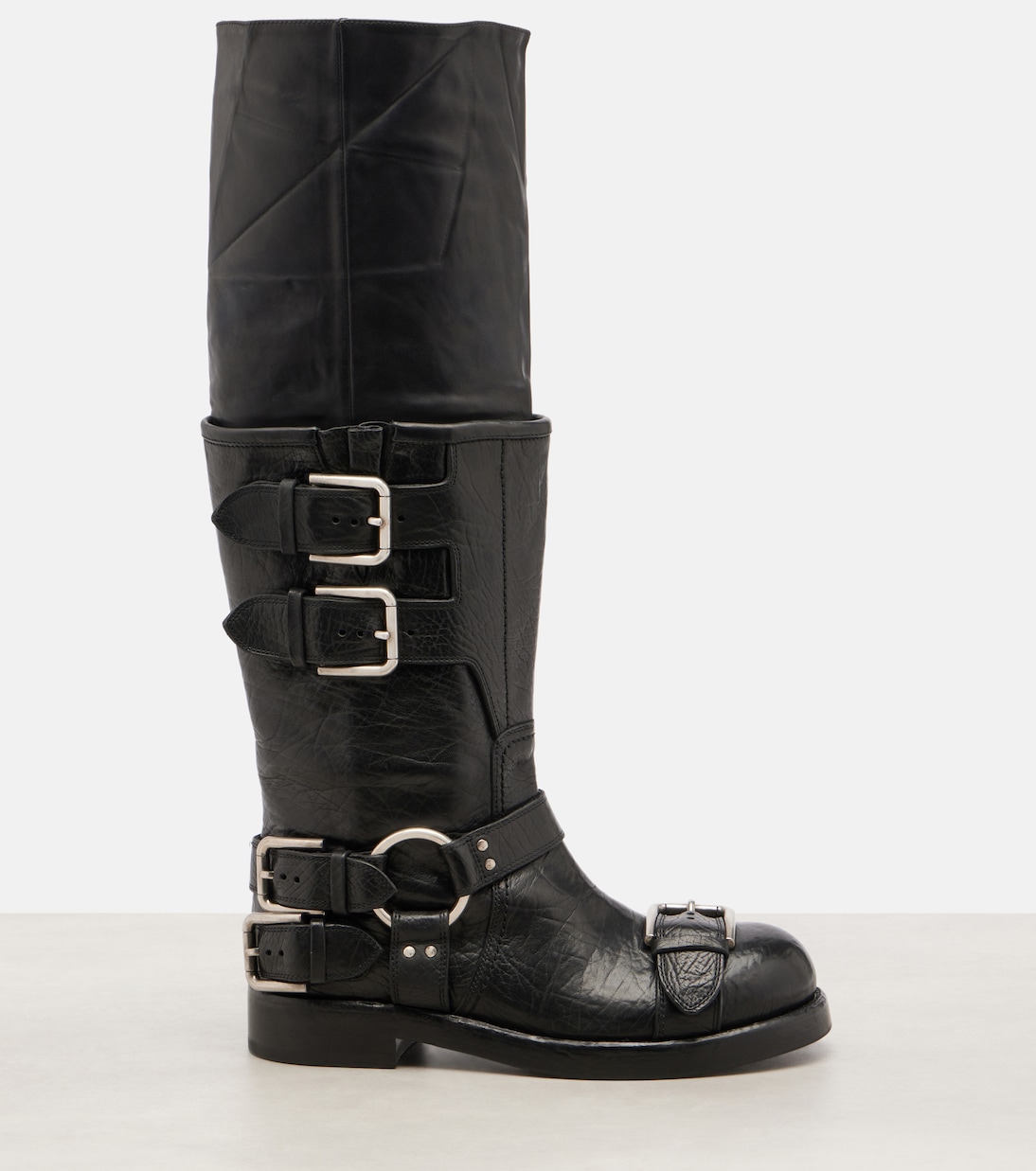 Leather knee-high boots | Dolce&Gabbana