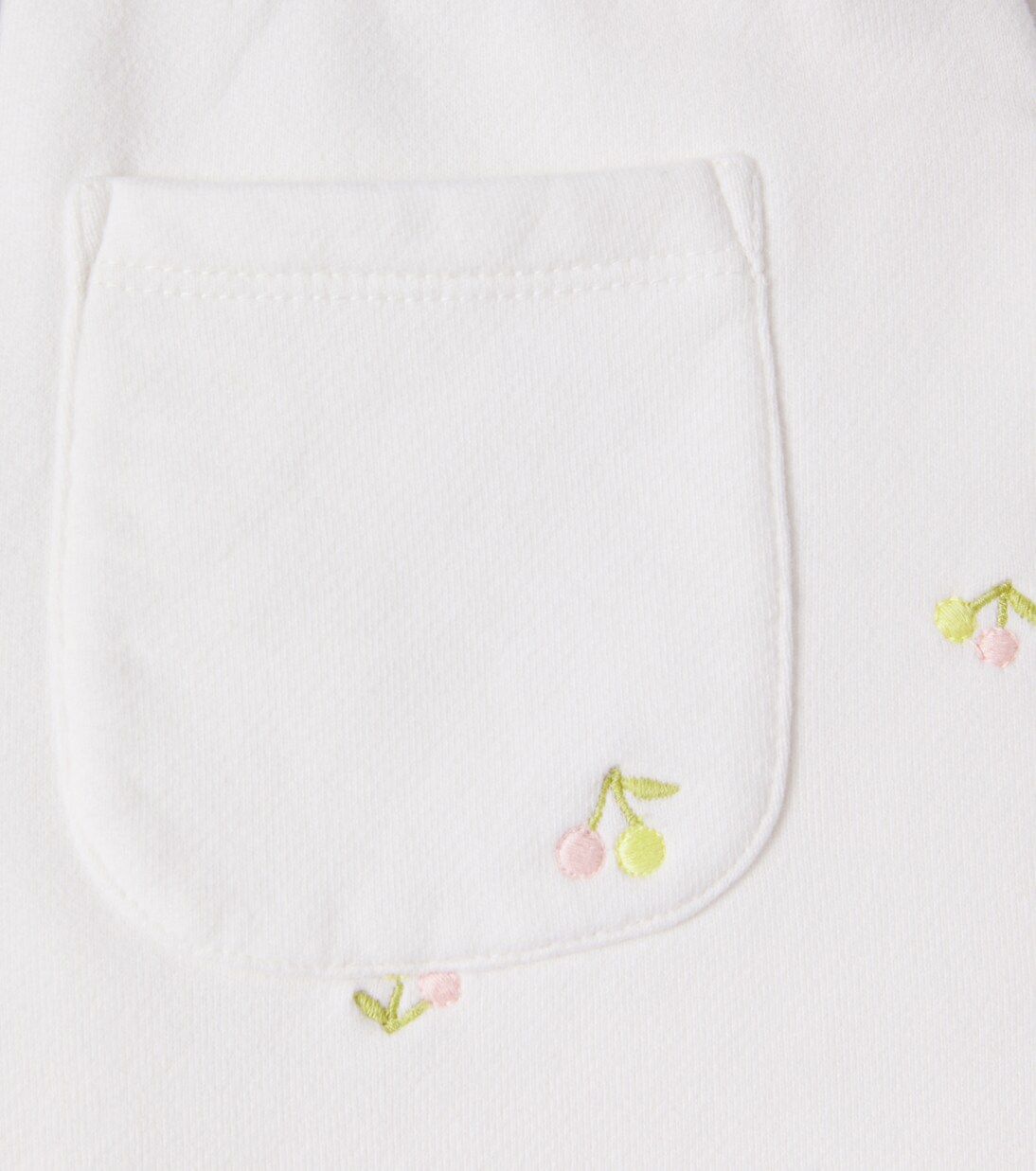 Embroidered cotton jersey shorts | Bonpoint
