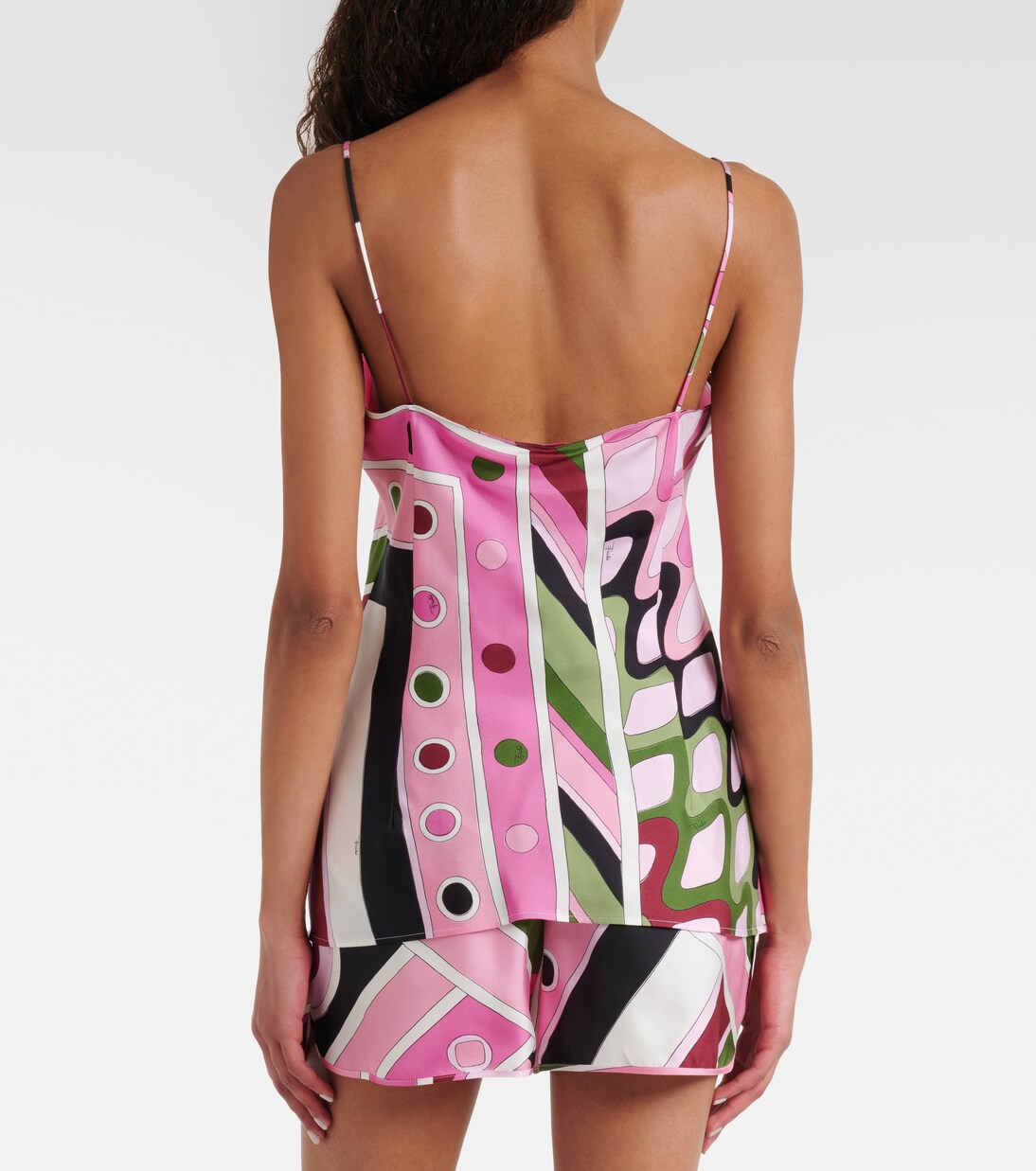 Vivara silk satin top | Pucci