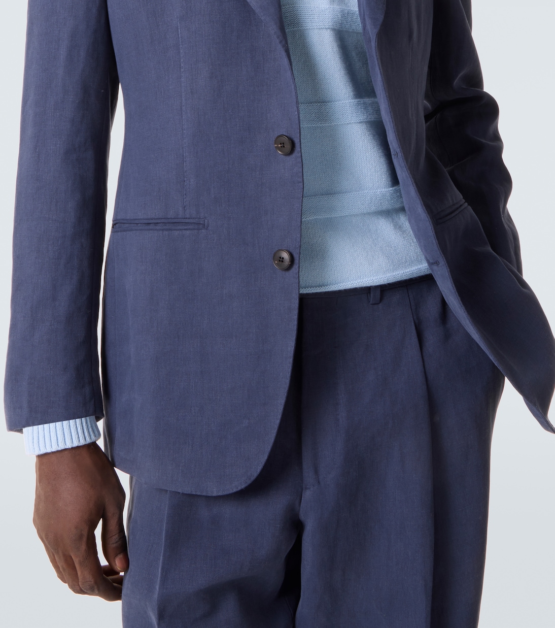 Cotton and cashmere turtleneck sweater | Allude