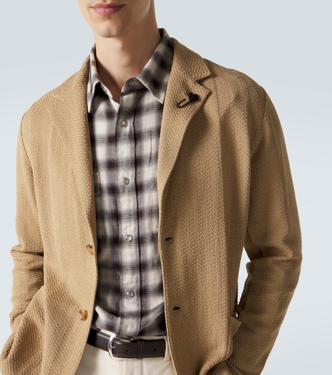 Blazer aus einem Baumwollgemisch | Lardini