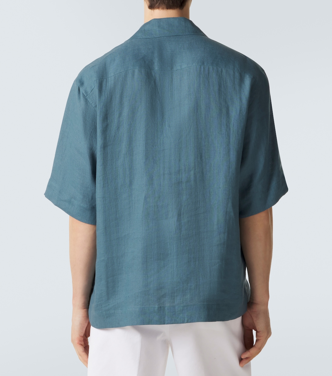 Linen bowling shirt | Kiton