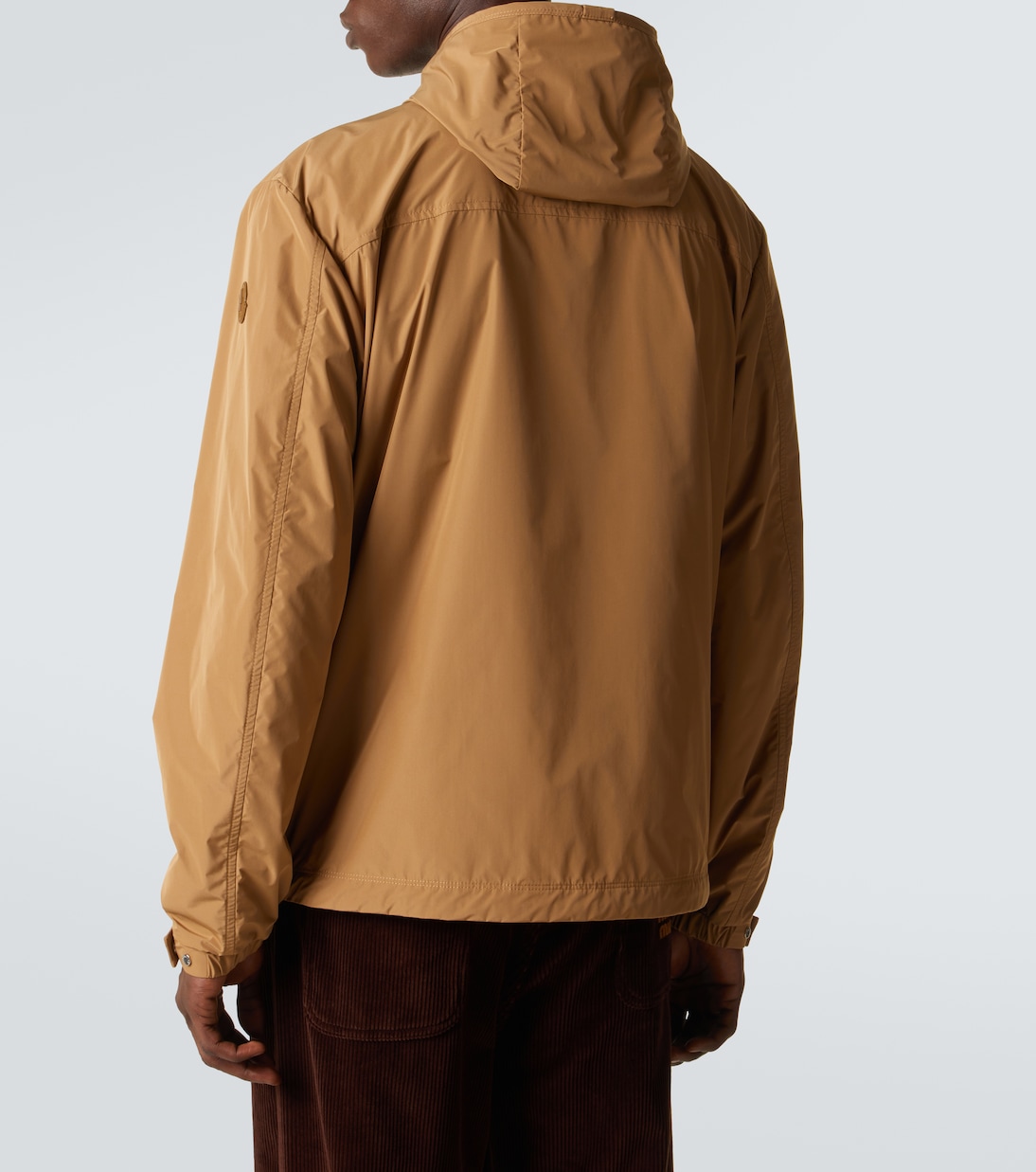 Leather-trimmed jacket | Moncler