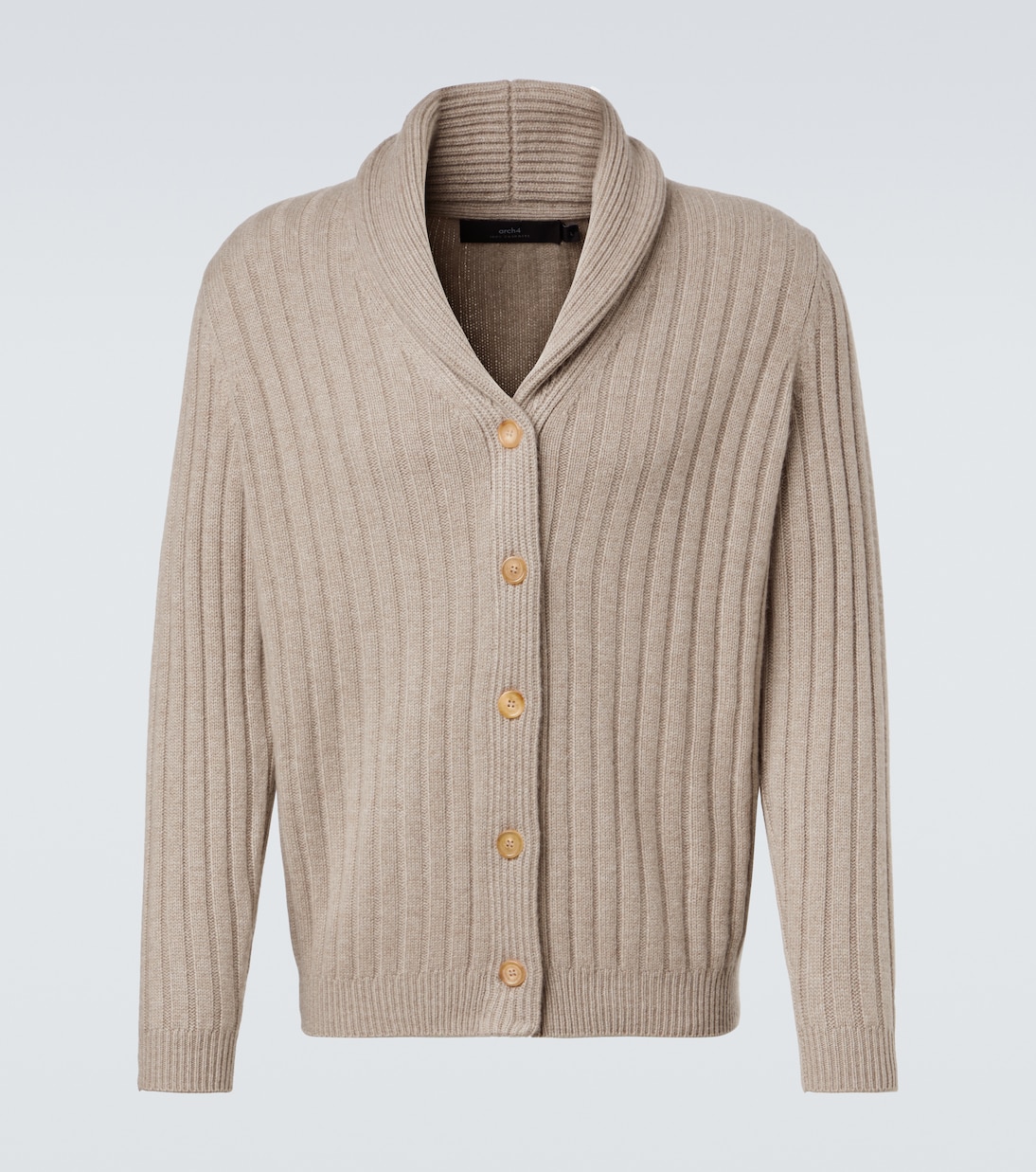 Mr Denver ribbed-knit cashmere cardigan | Arch4