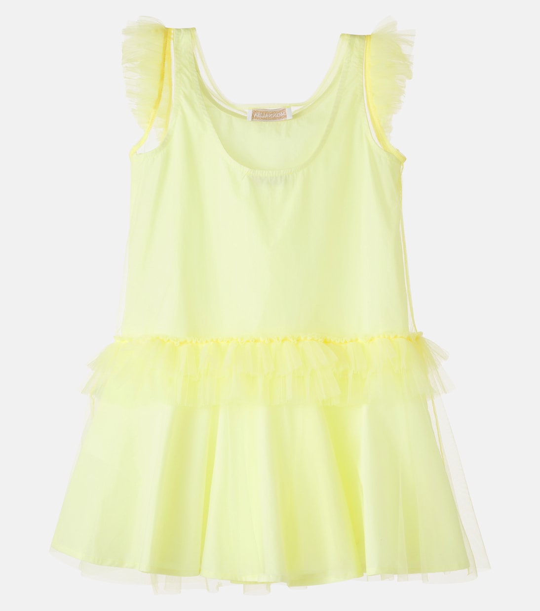 Ruffled tulle dress | Monnalisa