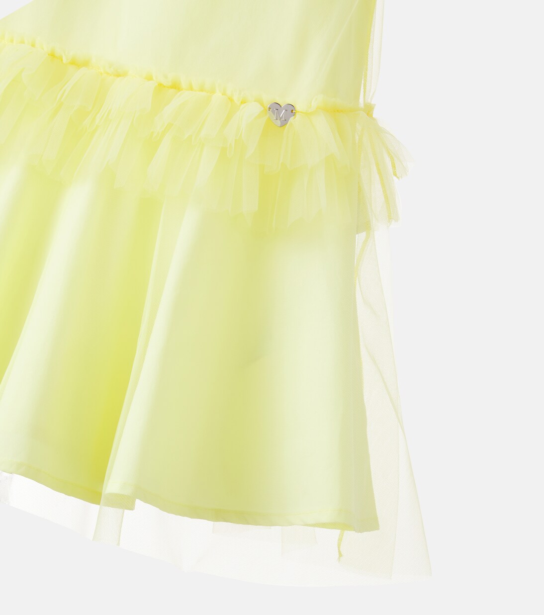 Ruffled tulle dress | Monnalisa