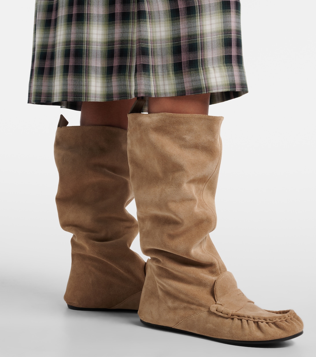 Suede knee-high boots | Acne Studios