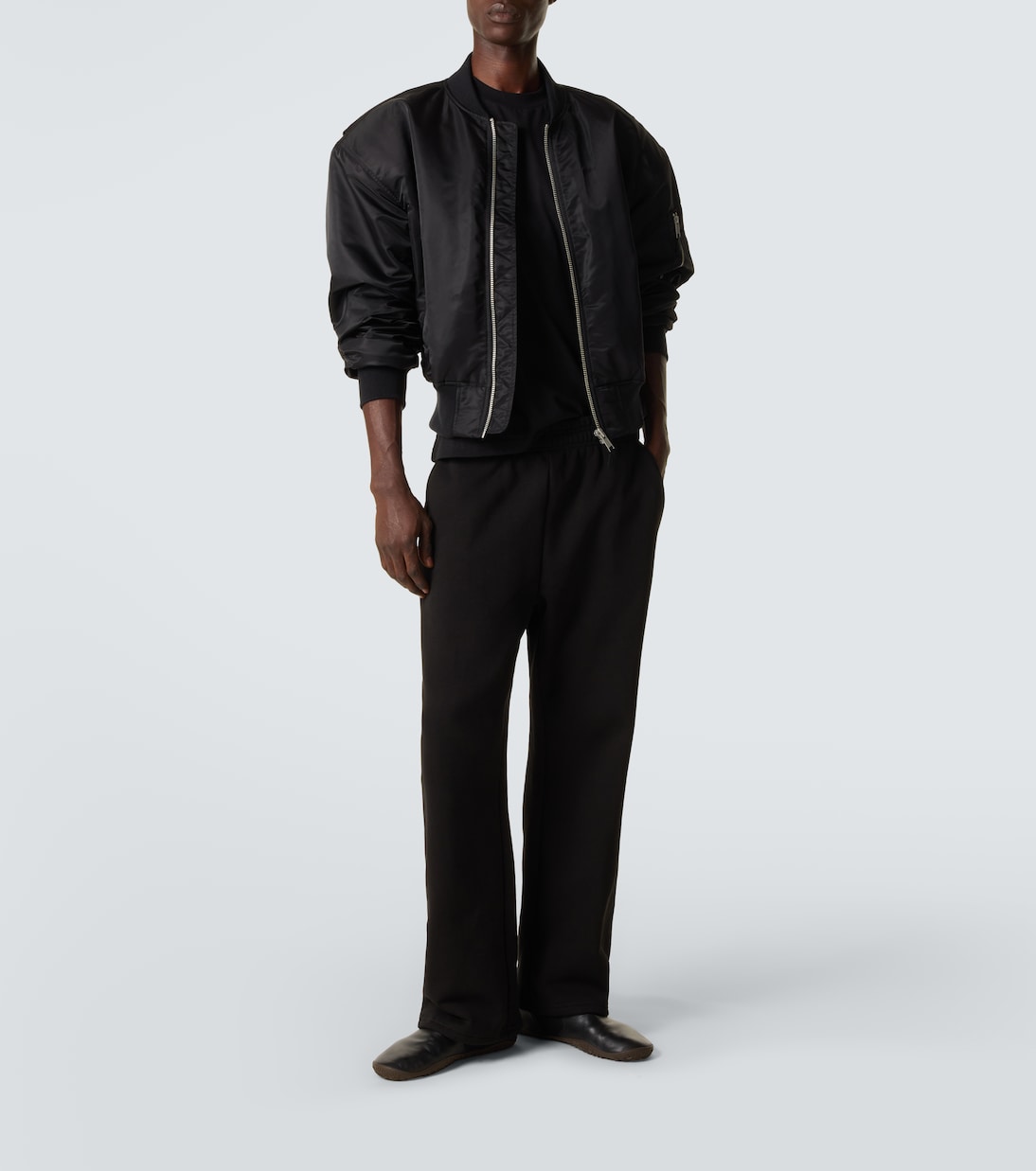 Cotton jersey straight sweatpants | Entire Studios