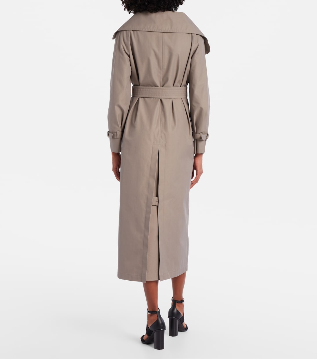 Pancia cotton gabardine trench coat | Max Mara