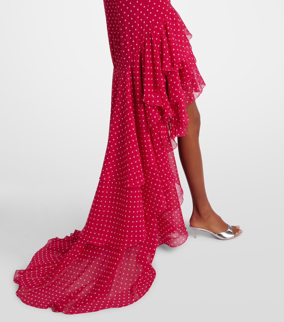 Truut ruffled chiffon midi dress | Rotate