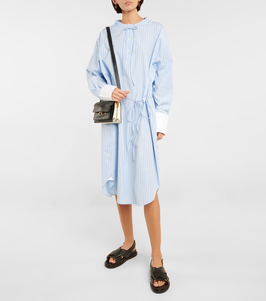 Sandales Fussbett en cuir | Marni