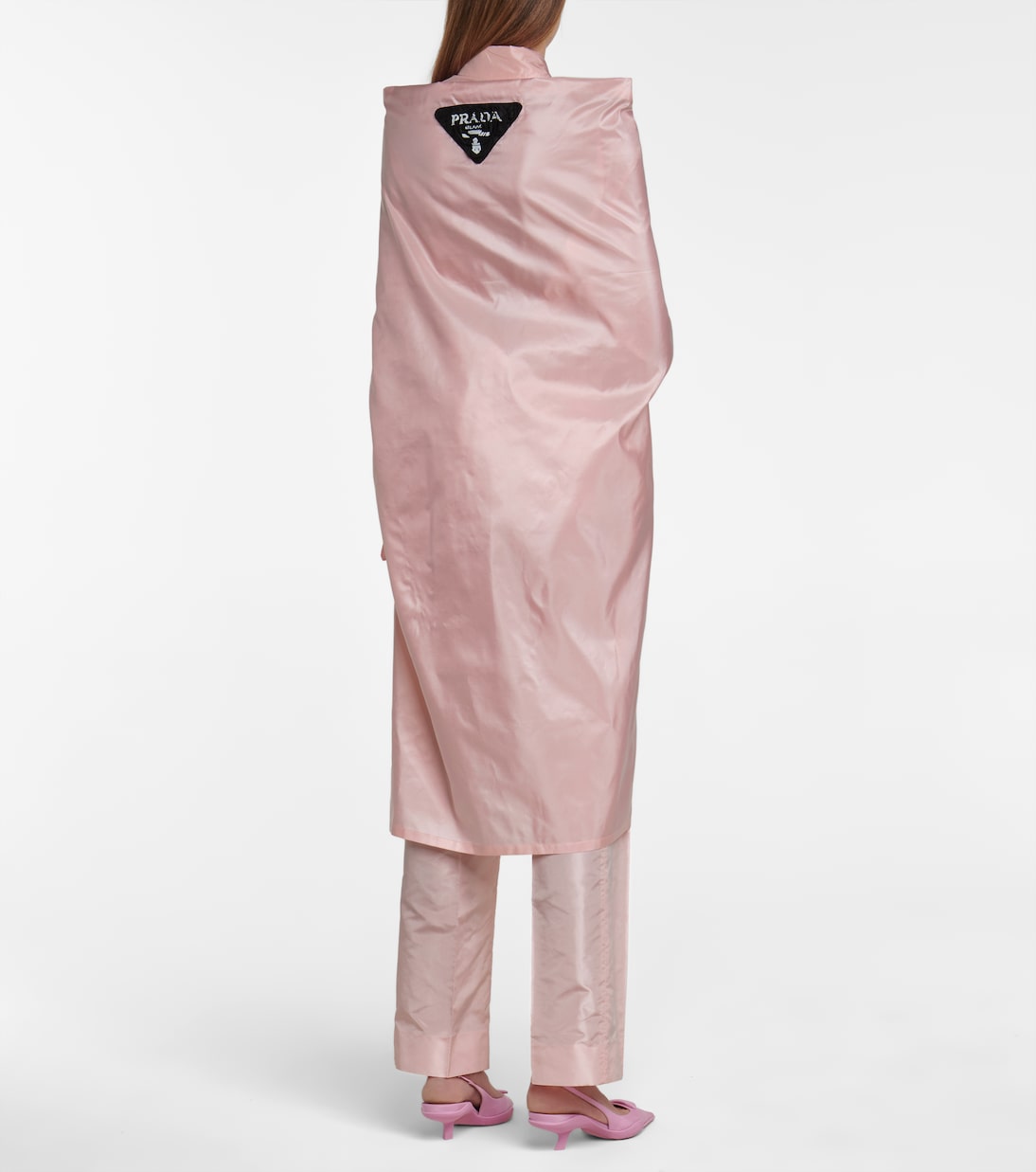 Mantella in taffetà di seta | Prada
