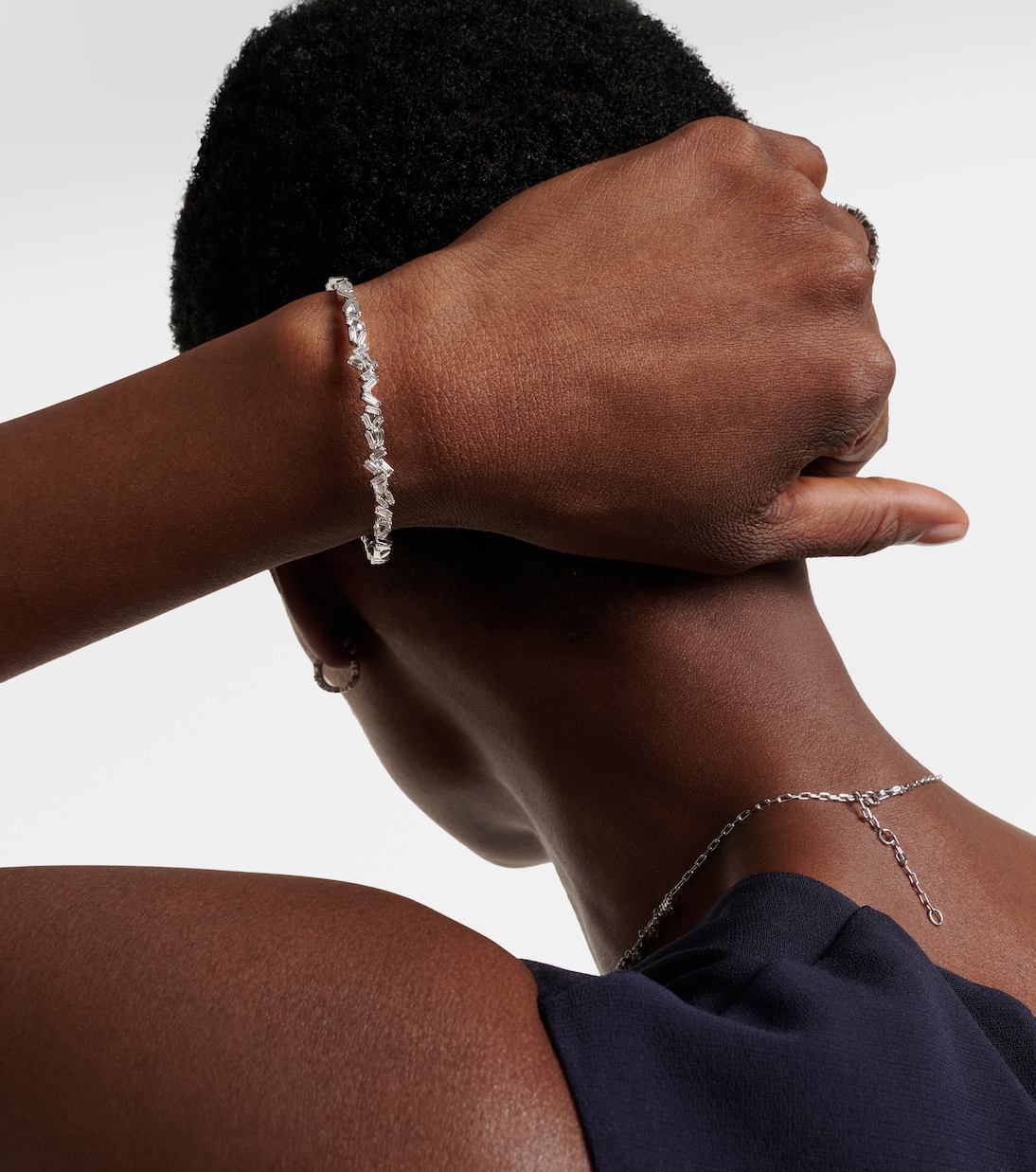 Jonc en or 18 ct et diamants | Suzanne Kalan