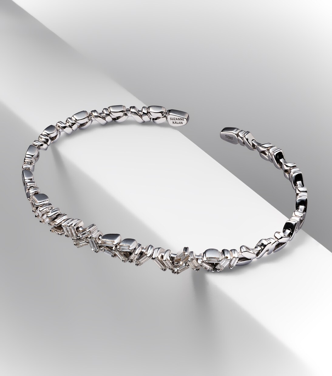 Jonc en or 18 ct et diamants | Suzanne Kalan
