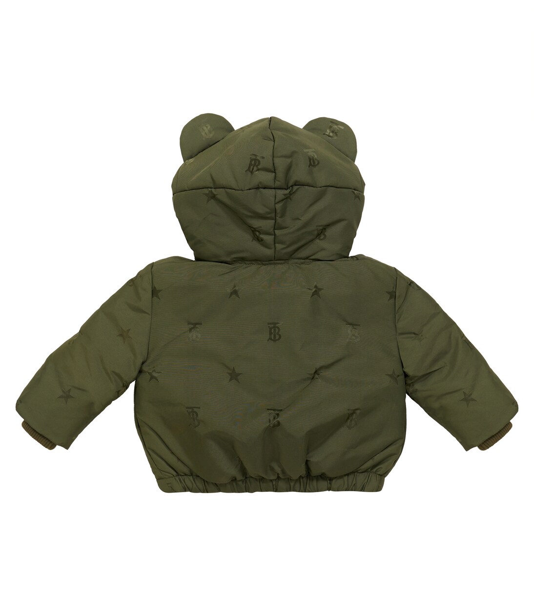 Burberry green puffer coat shop