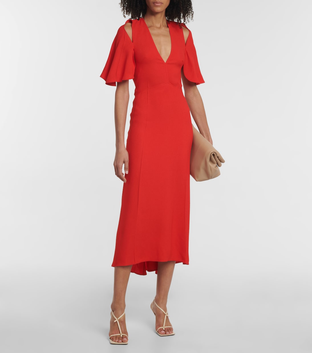 Abito midi con cut-out | Victoria Beckham