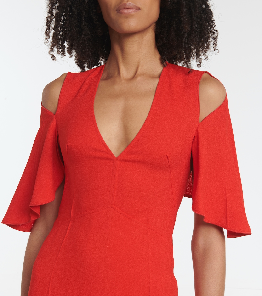 Abito midi con cut-out | Victoria Beckham