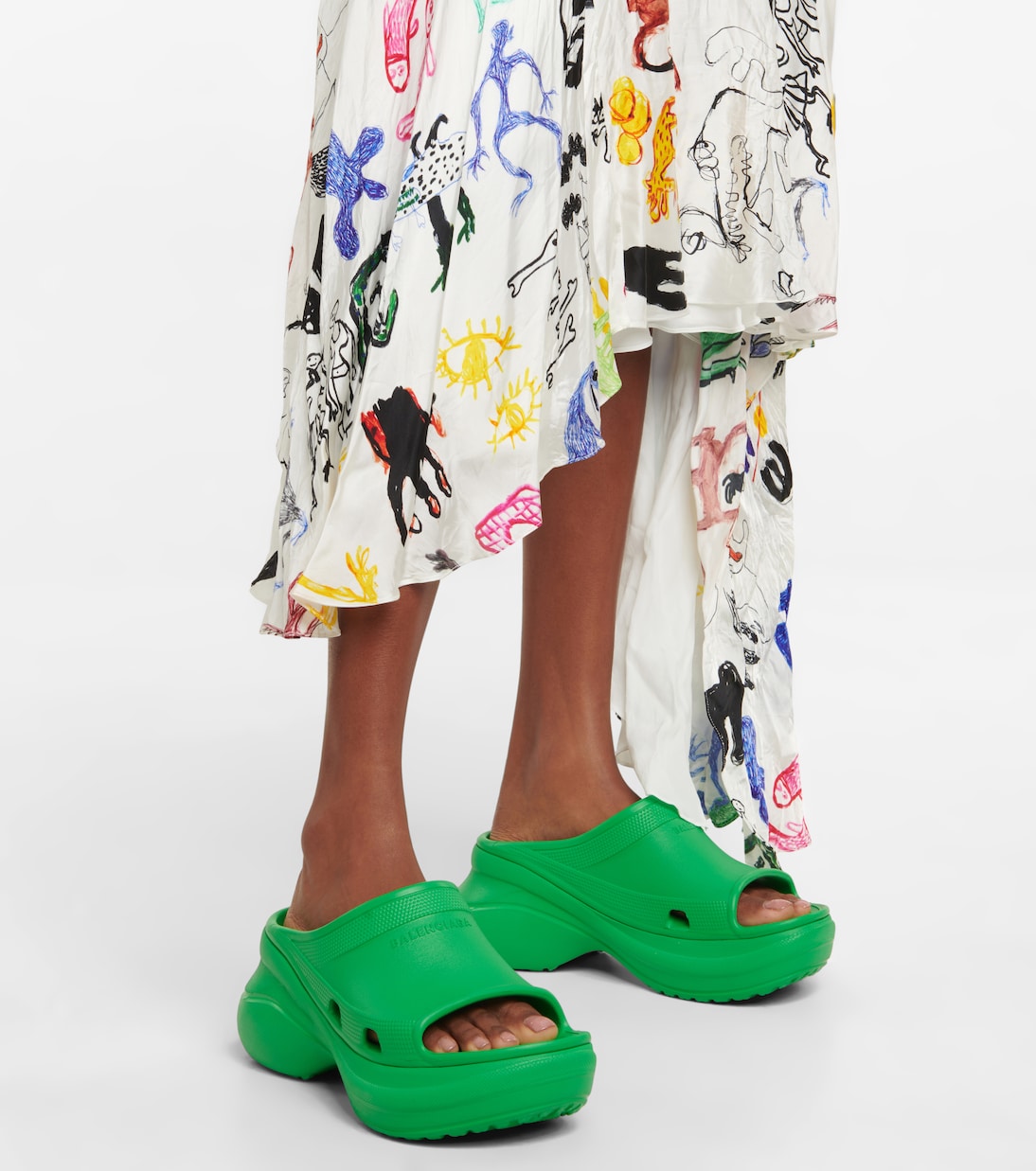 Pool Crocs™ rubber mules | Balenciaga