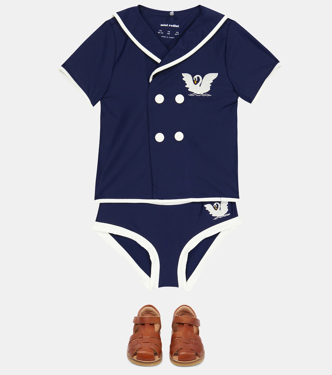 Bestickter Rashguard | Mini Rodini