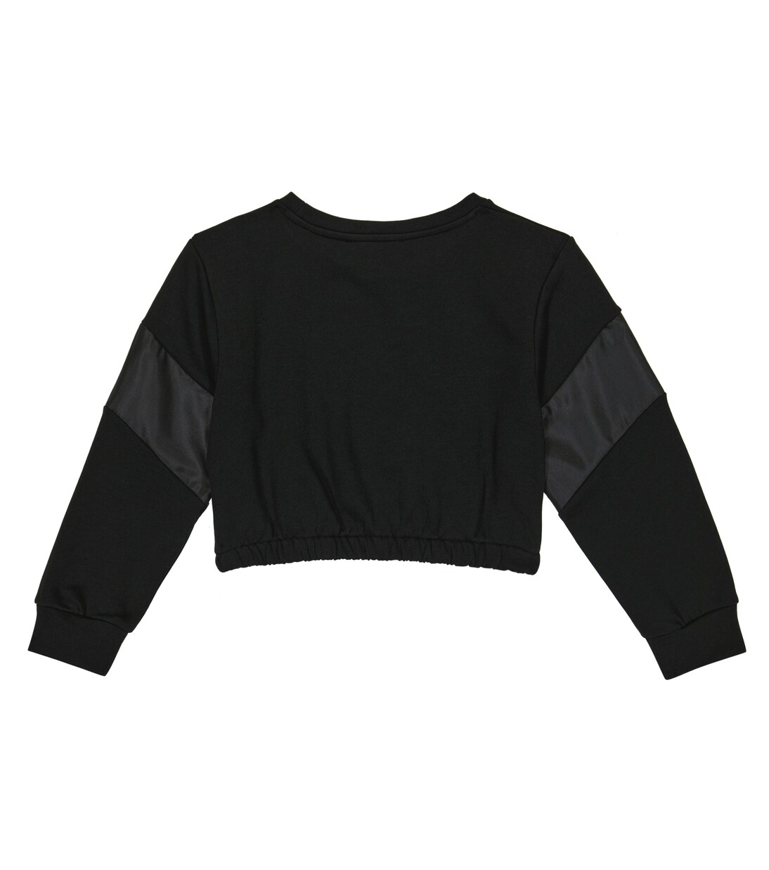 Logo cotton-blend cropped sweatshirt | Balmain Kids