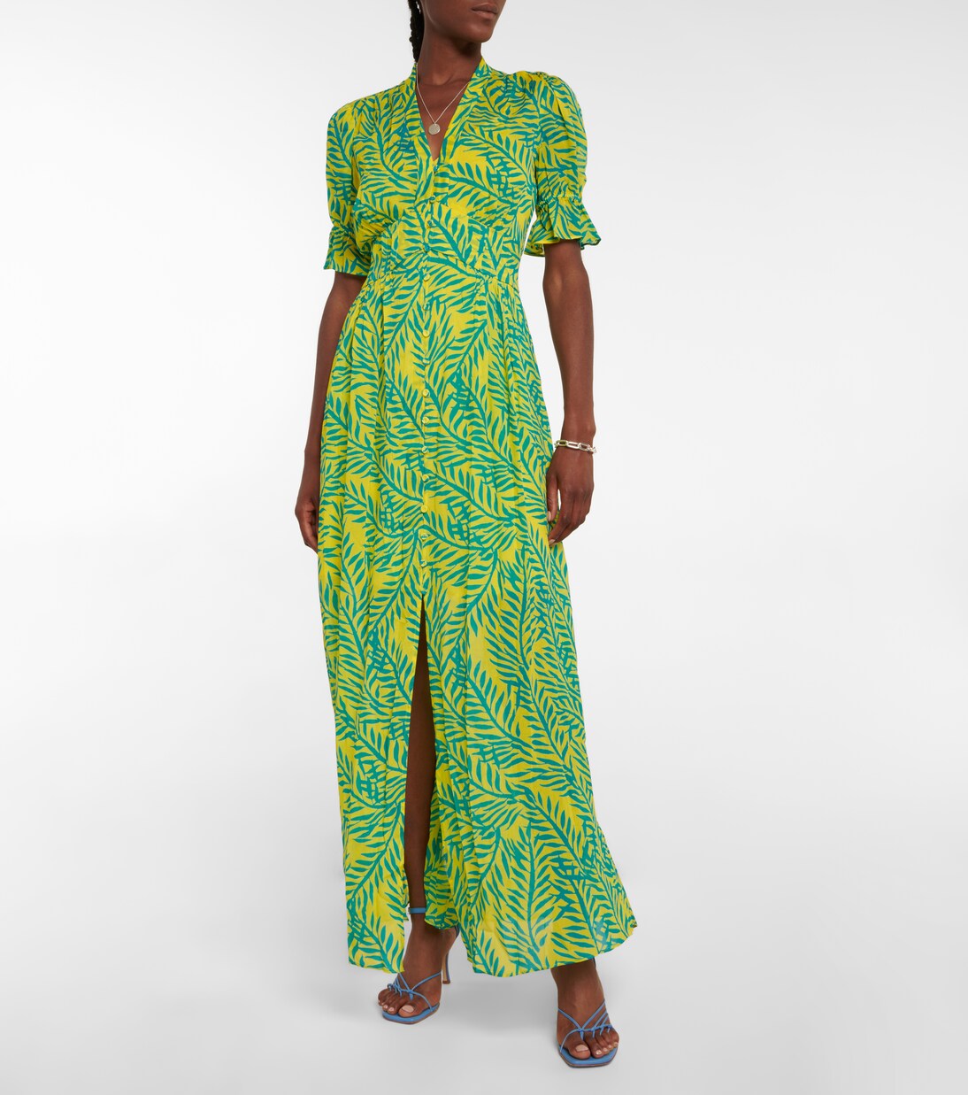 Vestido largo Erica estampado | Diane von Furstenberg