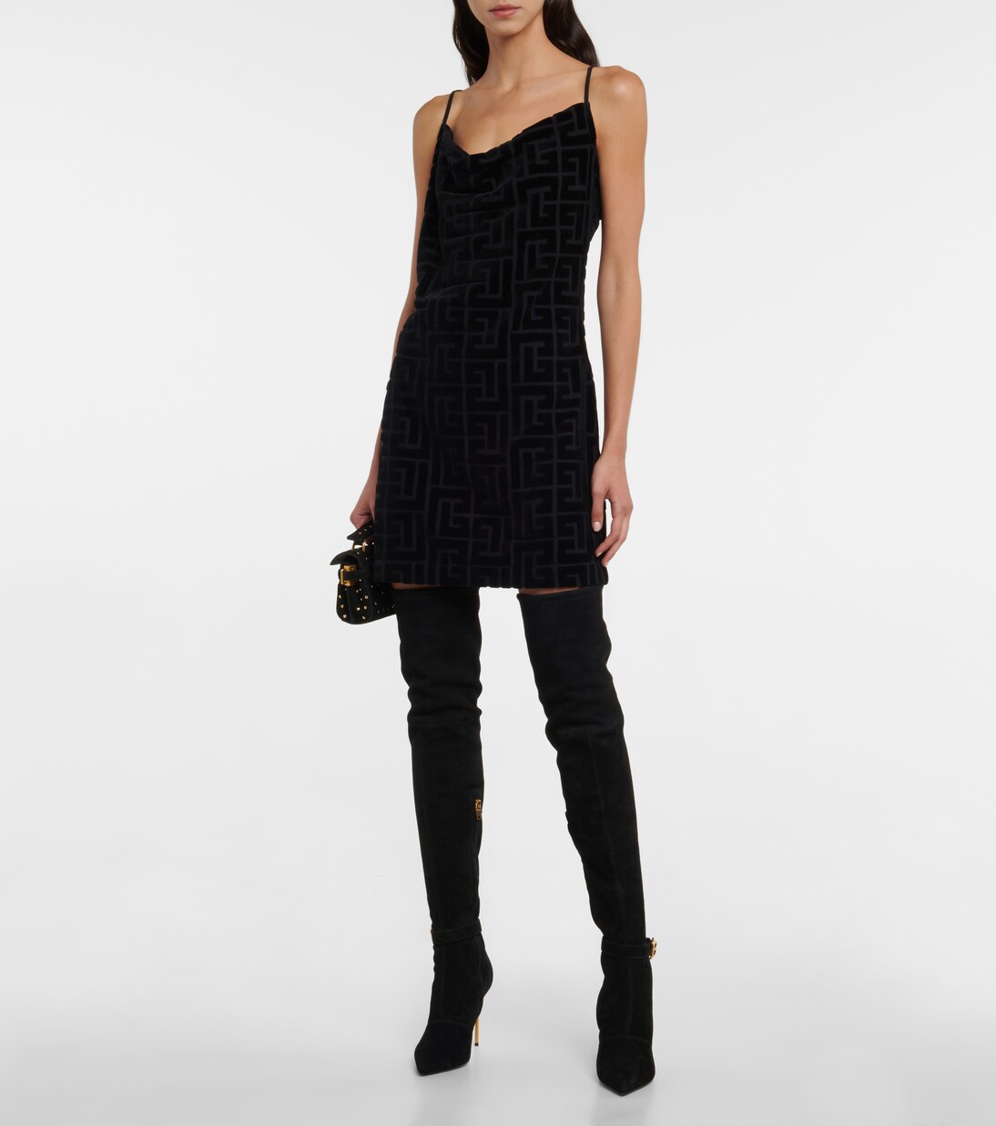 Minikleid Monogram aus Baumwolle | Balmain