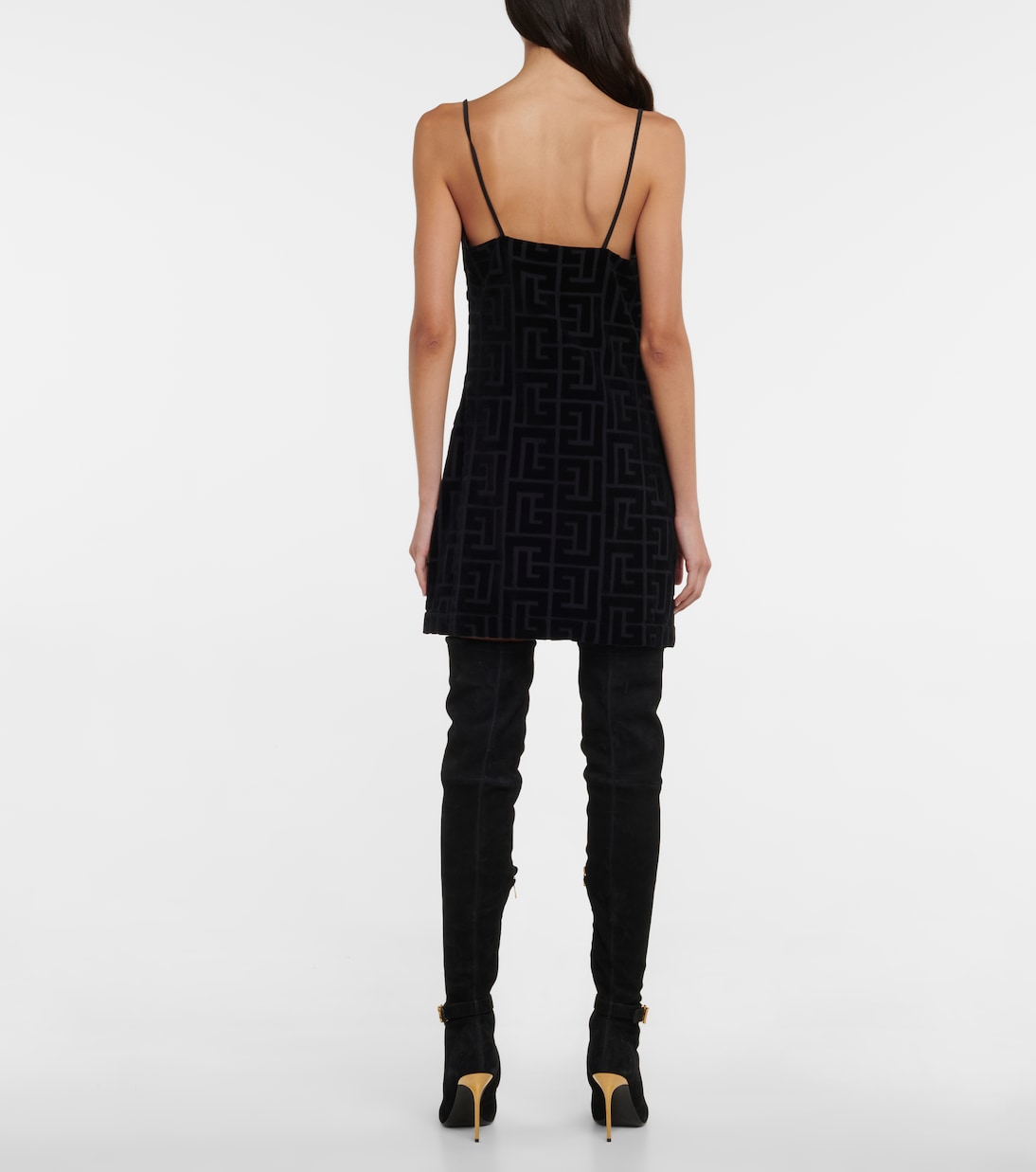 Minikleid Monogram aus Baumwolle | Balmain