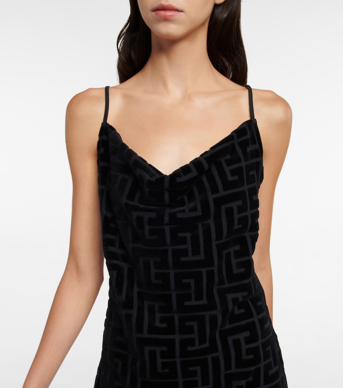 Minikleid Monogram aus Baumwolle | Balmain