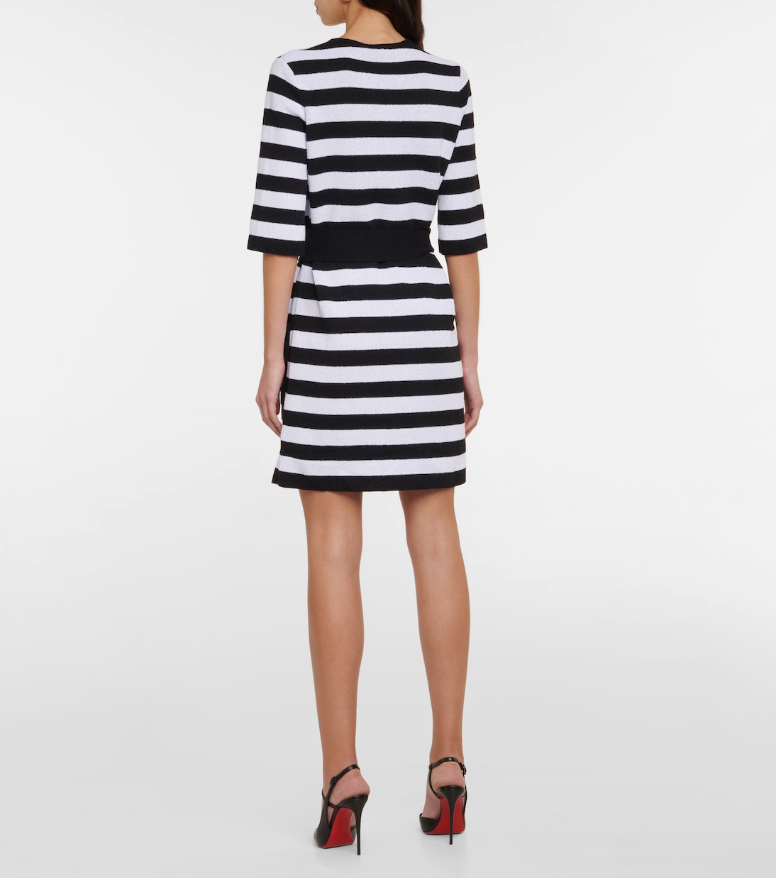 Striped wrap minidress | Ferragamo