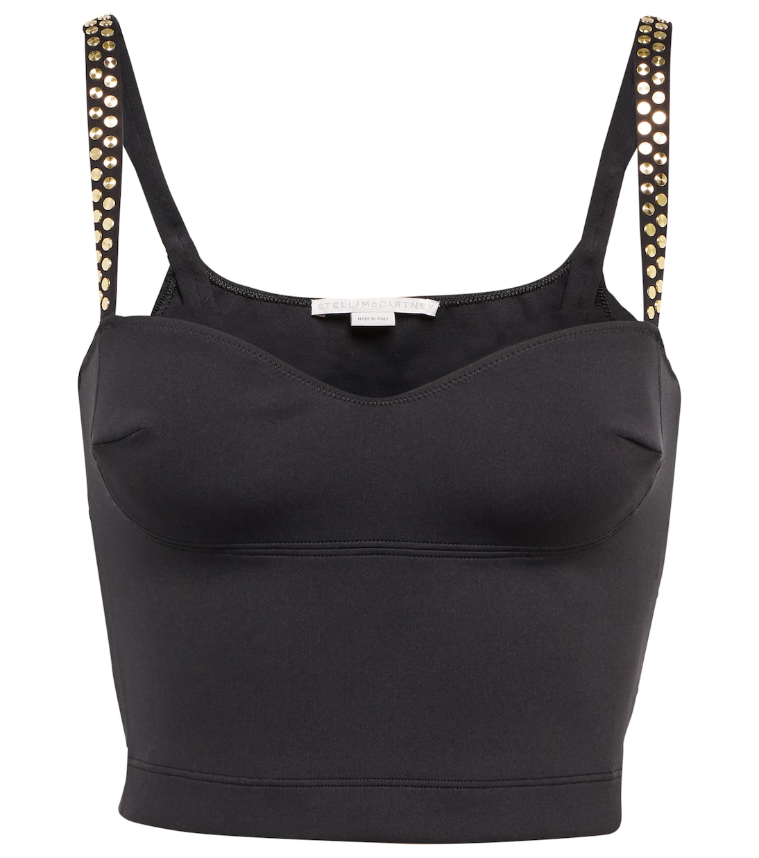 Embellished scuba crop top | Stella McCartney