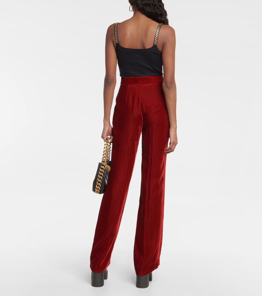 Embellished scuba crop top | Stella McCartney