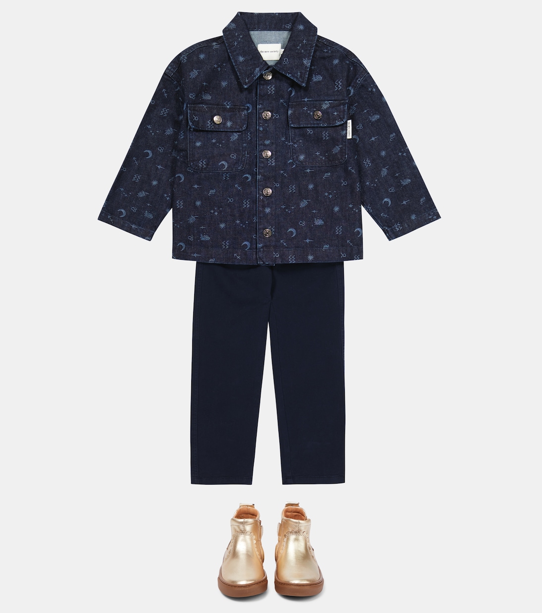 Bedruckte Jeansjacke Cosmos | The New Society