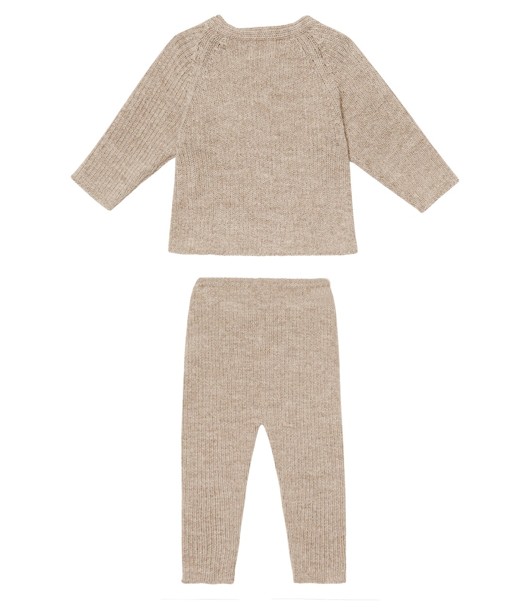 Baby Adile alpaca wool sweater and pants set | Bonpoint